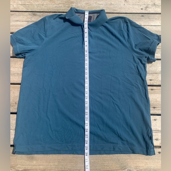 💜 Denver Hayes Men's Classic Fit Polo Shirt - Blue - Size 2XL/2TG - Picture 4 of 5